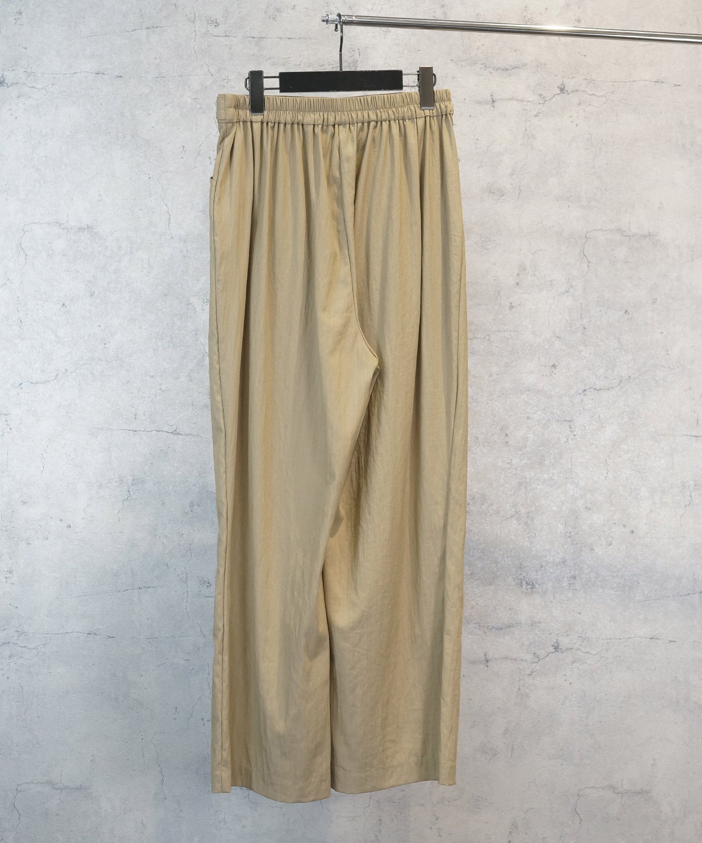 【JETSET SOLO PLUS】無撚クロスワイドパンツ