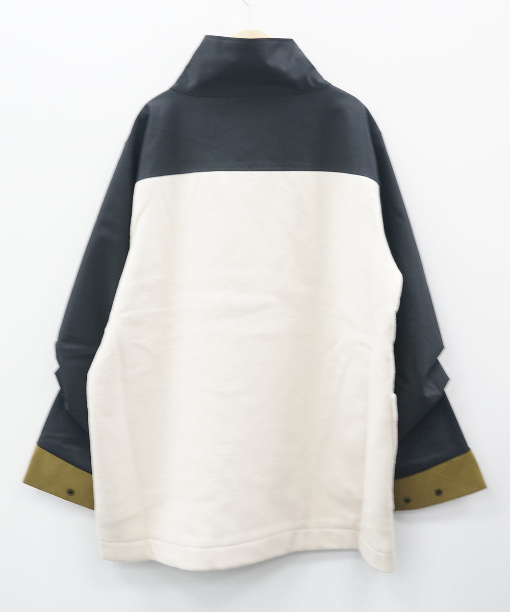 SKFK バイカラーショートコート