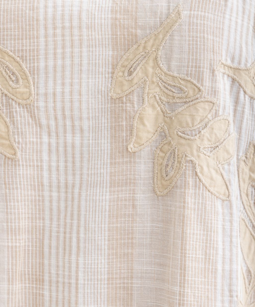 【大きいサイズ】 21号(6L~) ストライプ×フラワーエンブロイダリーワンピース | sabstreet my standard(サブストリートマイスタンダード) 公式通販| 大きい サイズ レディース ファッション