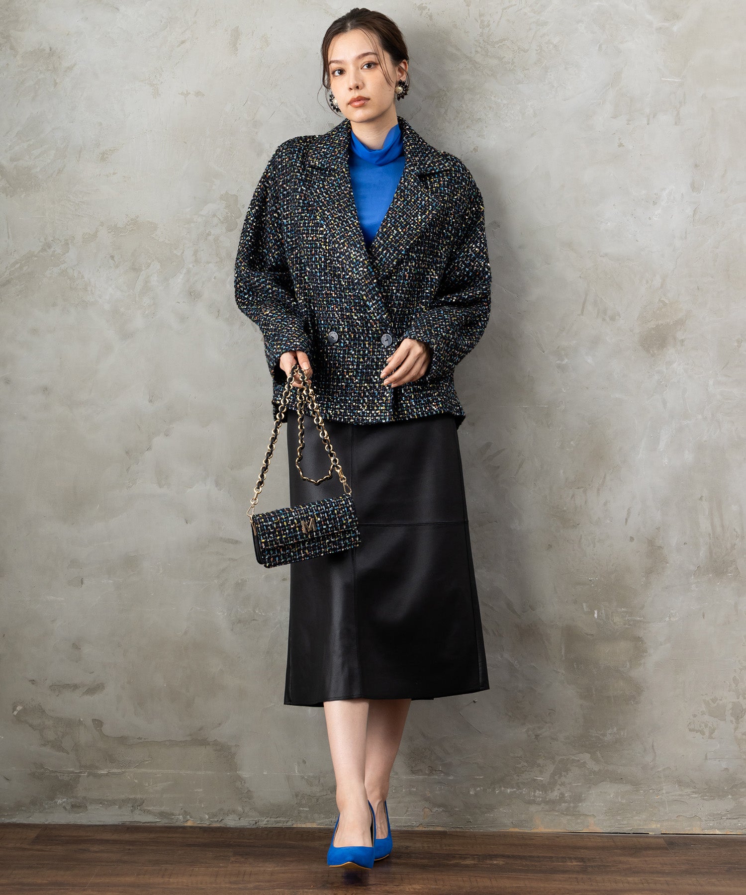 【人気アイテムにつき再入荷・新色追加】【FONT LAB】ベロア×チュールコンビタートル‘25