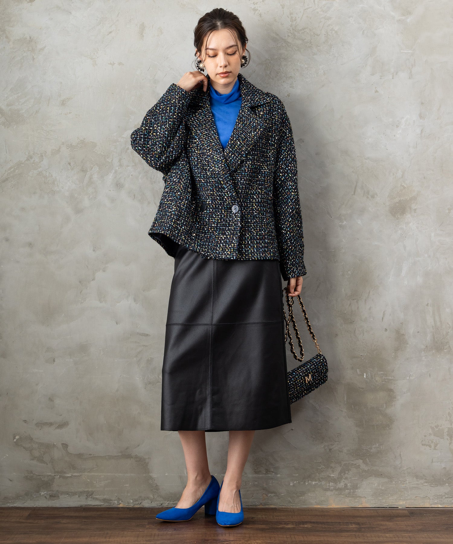 【人気アイテムにつき再入荷・新色追加】【FONT LAB】ベロア×チュールコンビタートル‘25