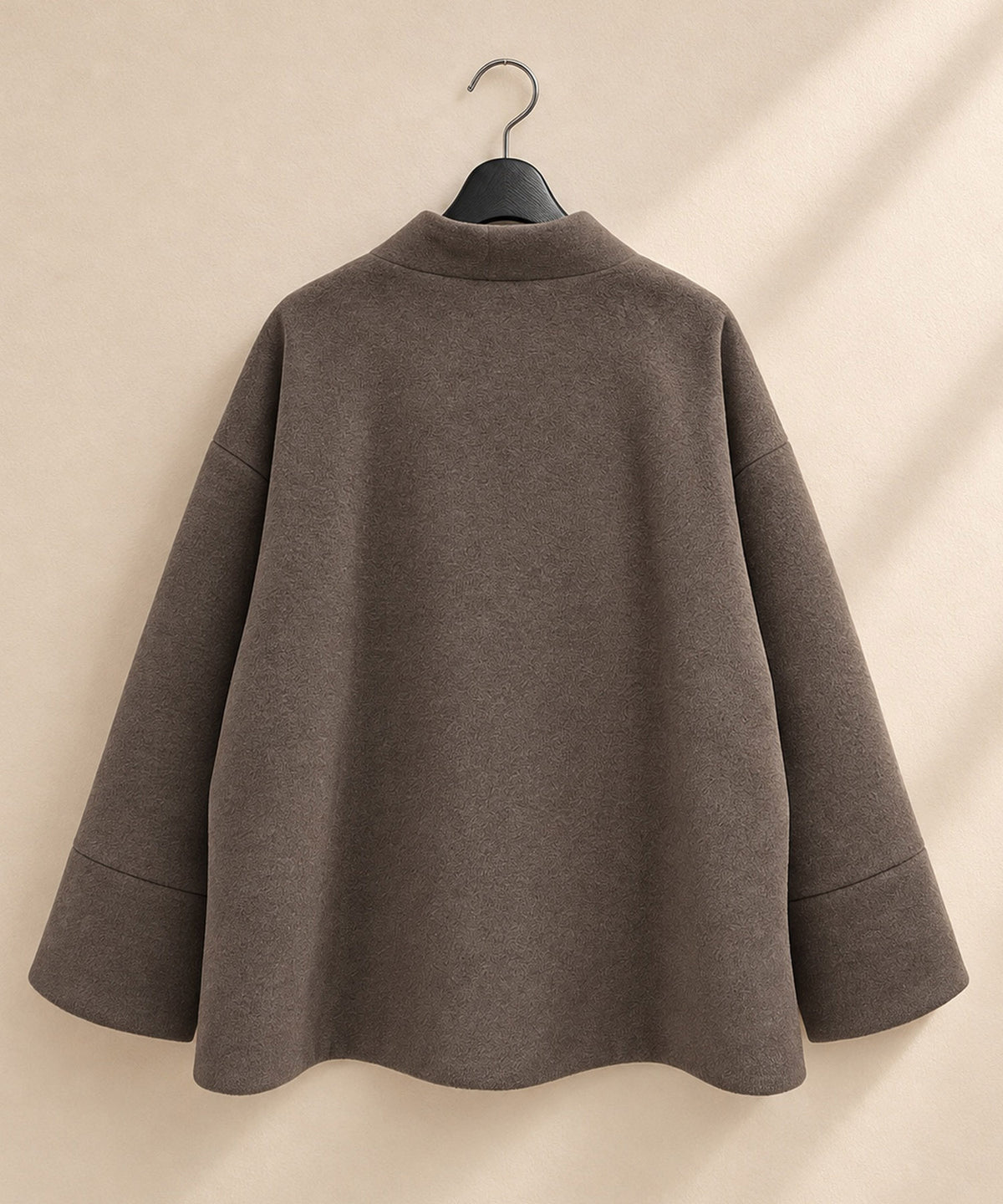 【JETSET SOLO PLUS】メランジブランケットZIPショートコート【先行予約】