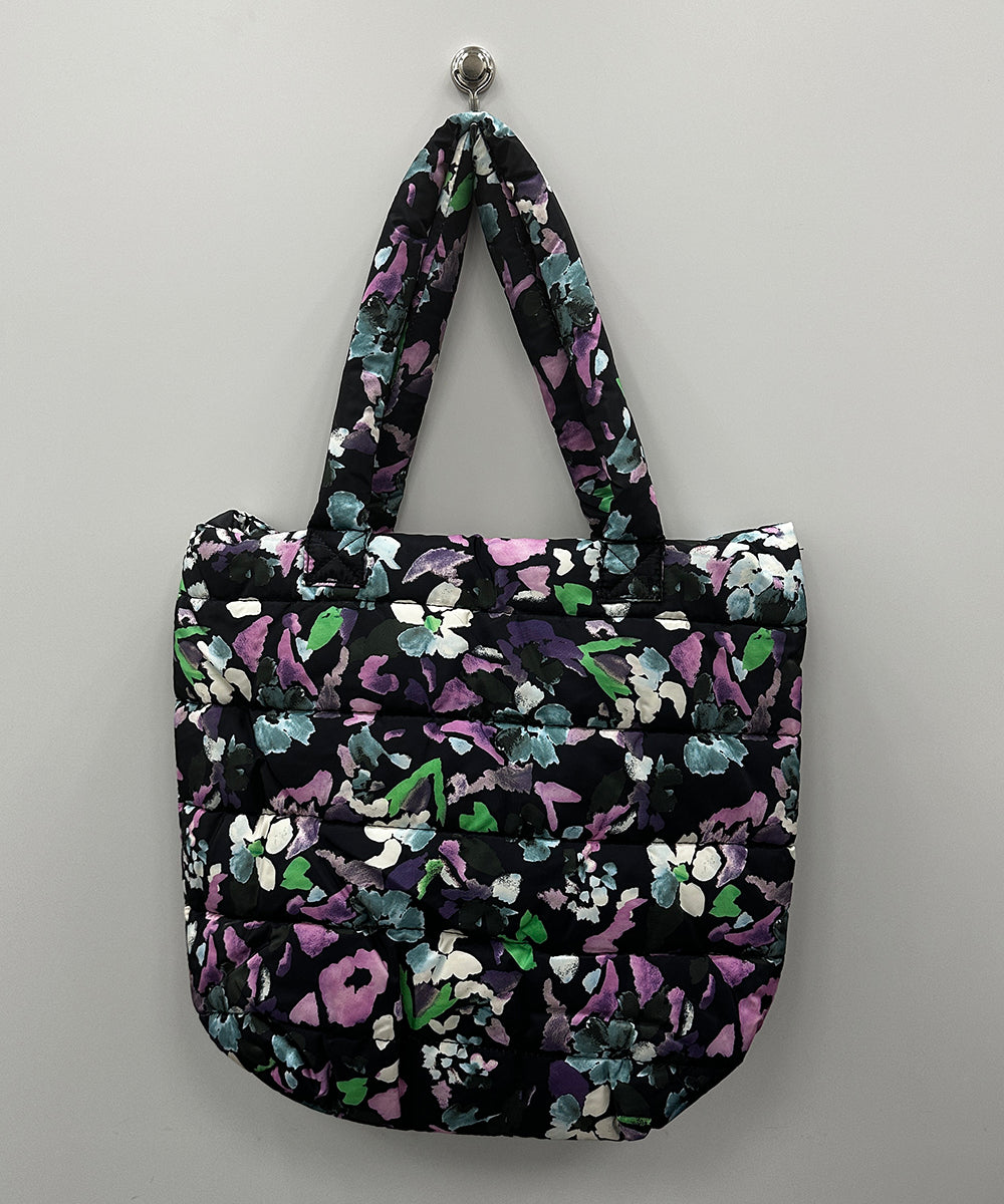 83-3256 ICHI フラワープリントトートバッグ