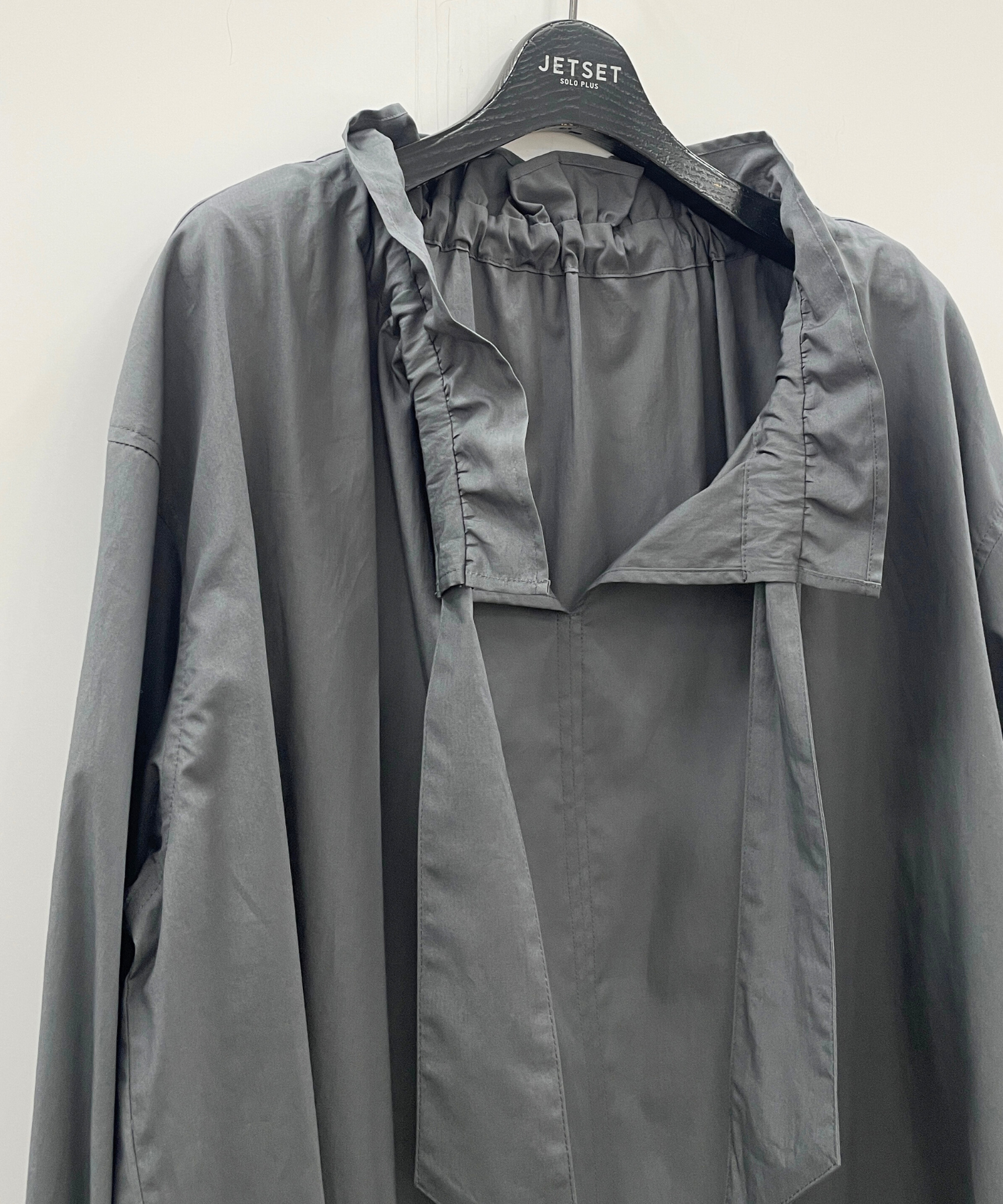 【FONT LAB】オーガニックコットンフリルカラーブラウス