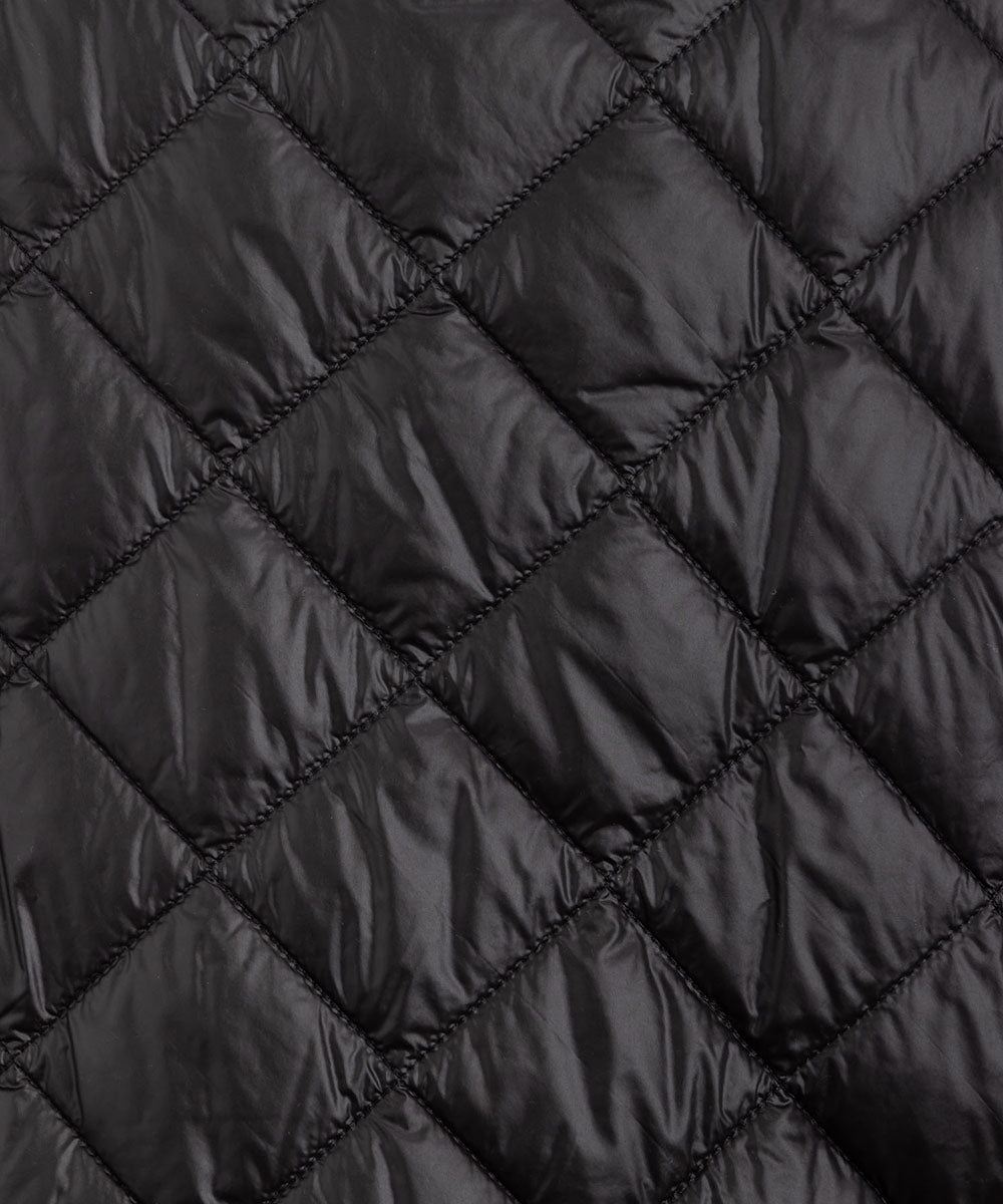 MAT FASHION キルティング×ツイードコンビジャケット