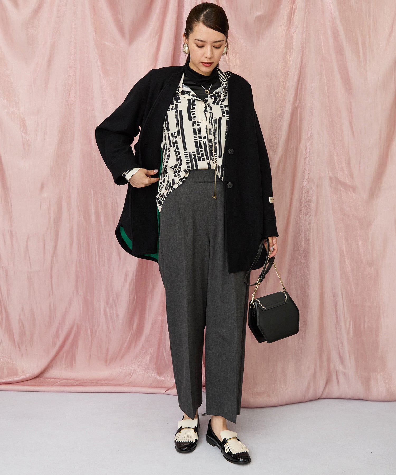 【人気アイテムにつき再入荷・新色追加】【FONT LAB】ベロア×チュールコンビタートル‘25