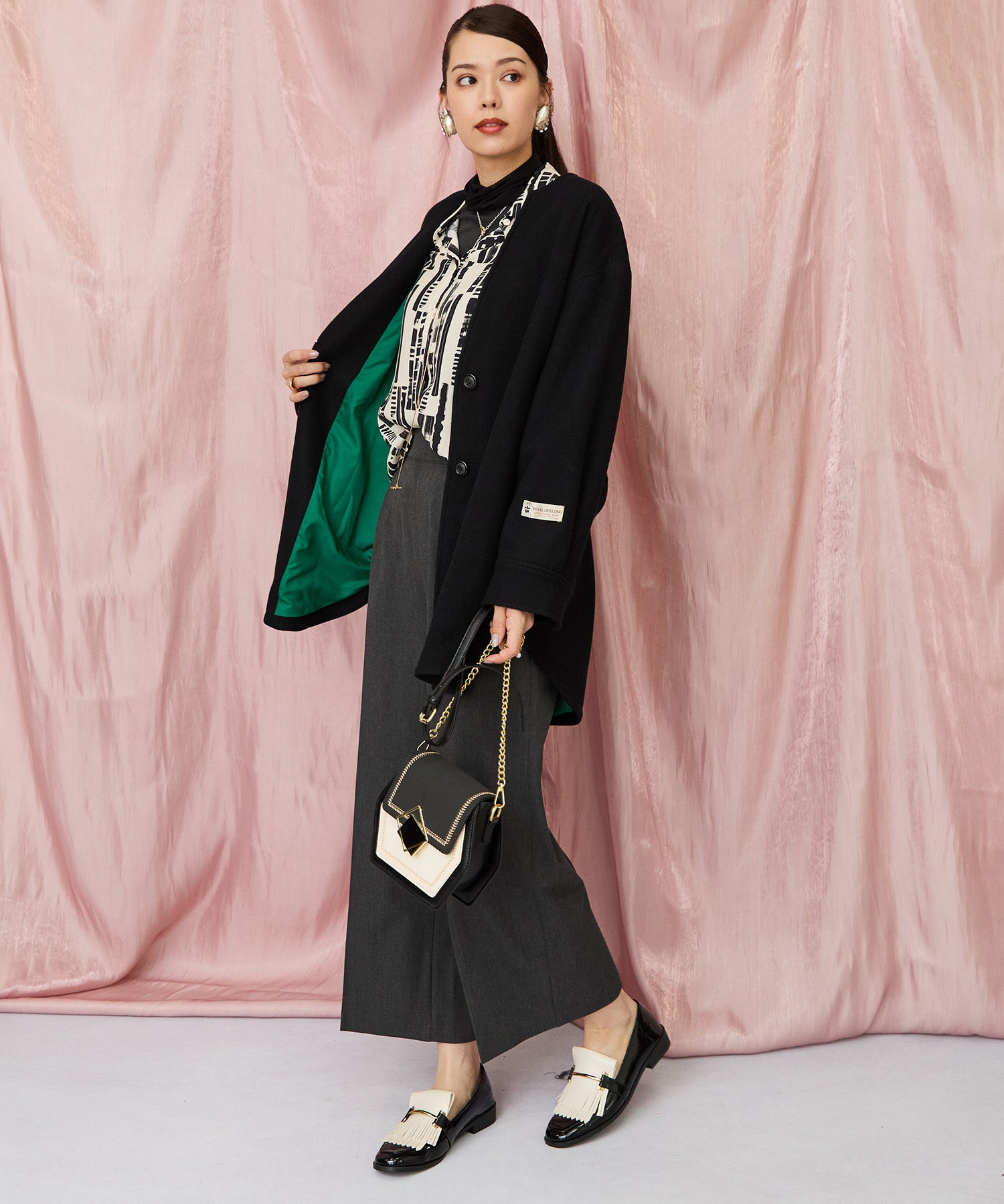 【人気アイテムにつき再入荷・新色追加】【FONT LAB】ベロア×チュールコンビタートル‘25