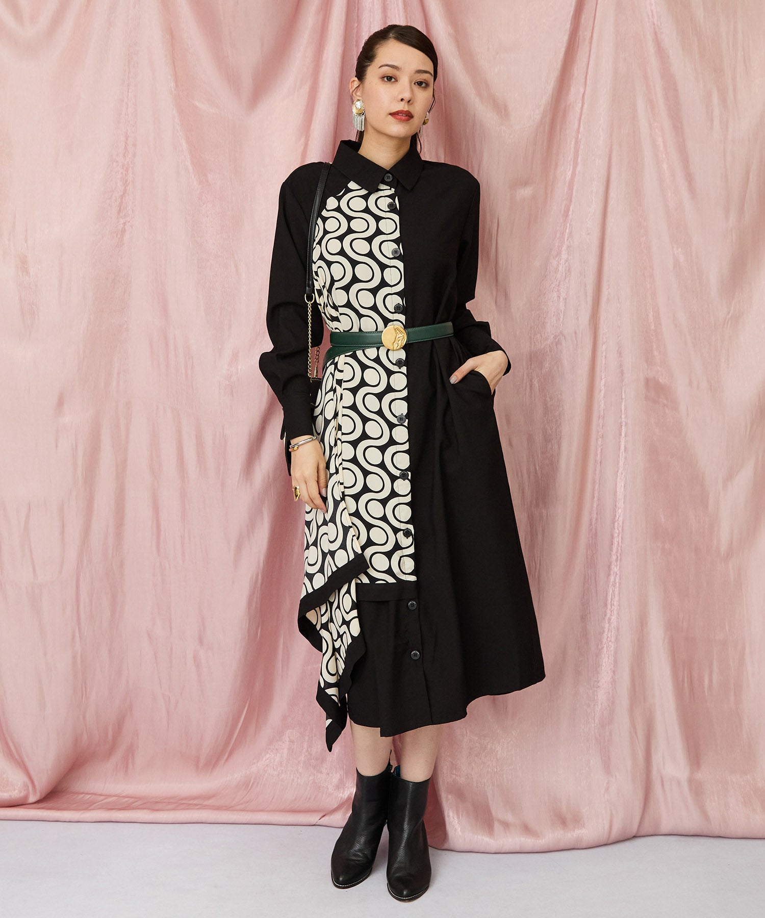 【SKATIE】ゴールドバックルベルト