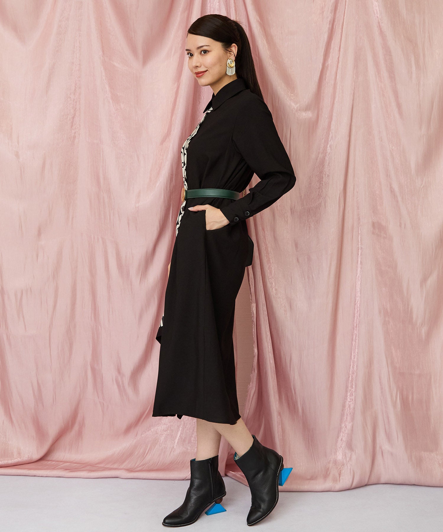 【SKATIE】ゴールドバックルベルト