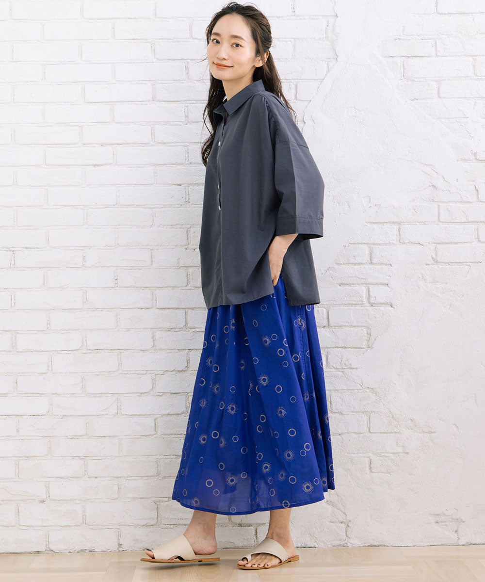 【sabstreet bis】スキッパーゆるシャツ