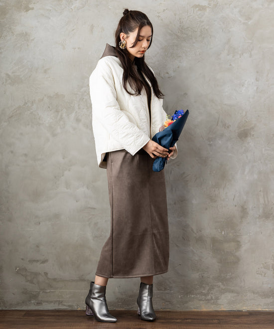 【FONT LAB】オニオンキルティングリバーシブルブルゾン