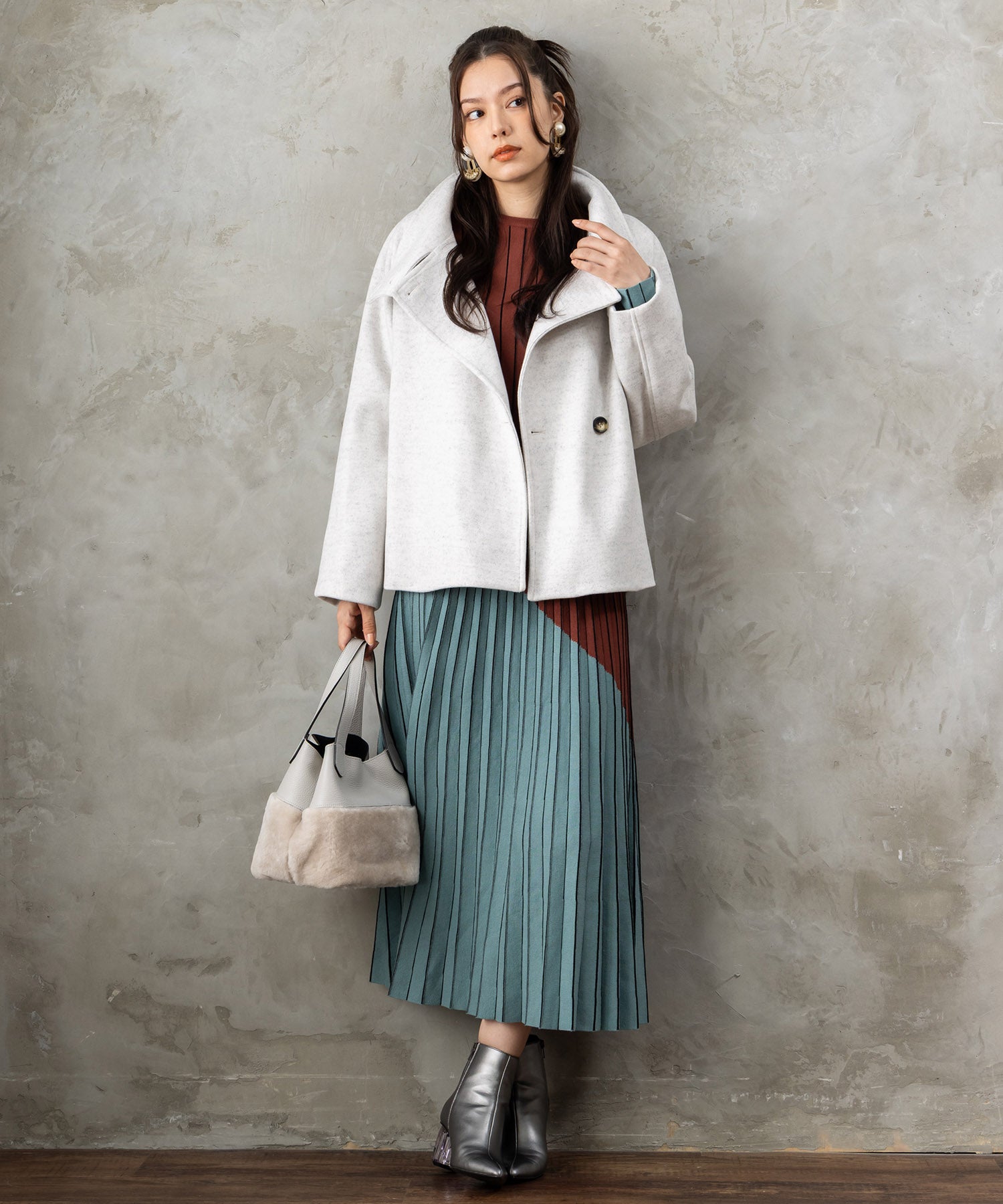 【JETSET SOLO PLUS】ライトジャージーメルトンコート