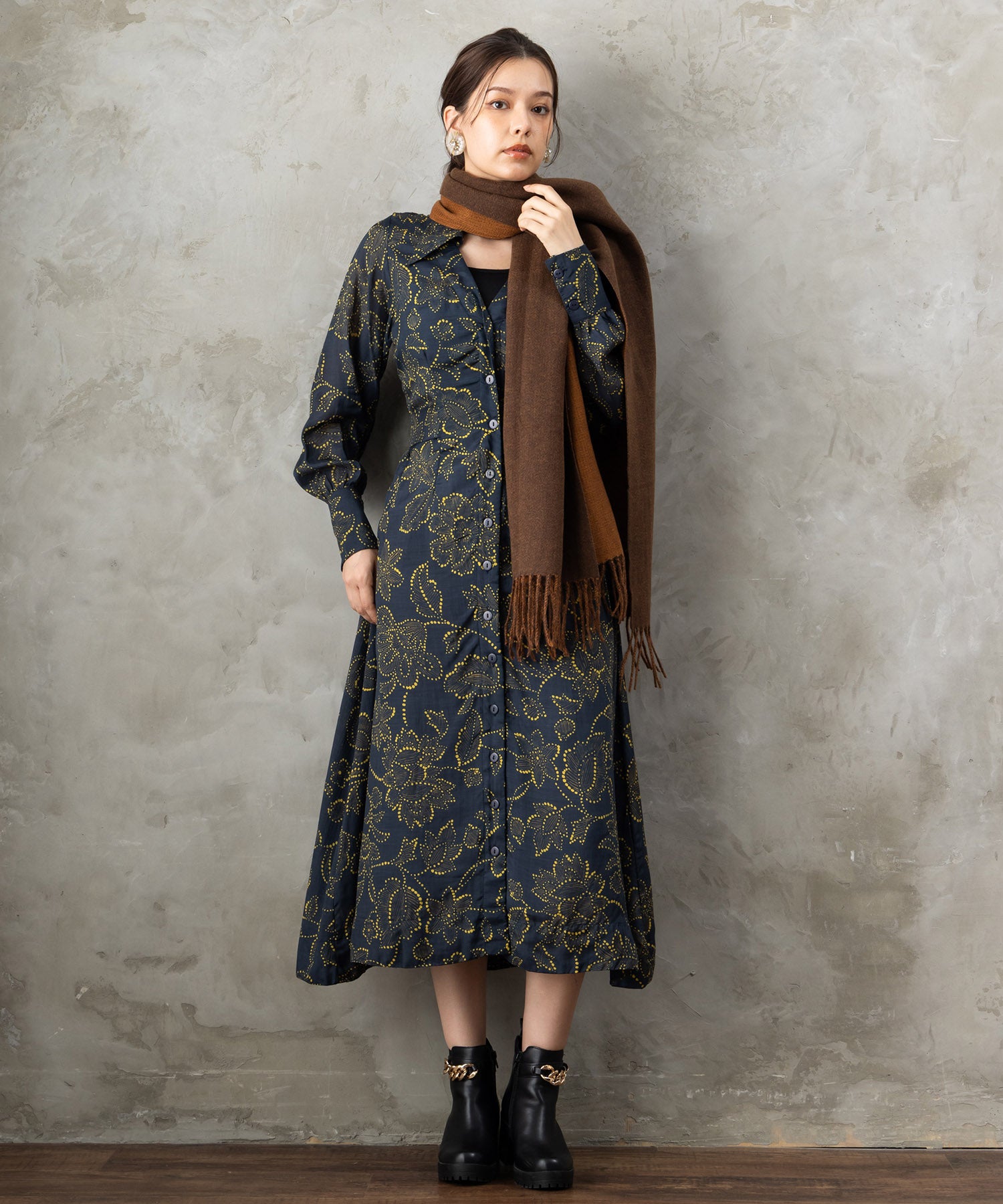 【SKATIE】ダブルフェイスストール