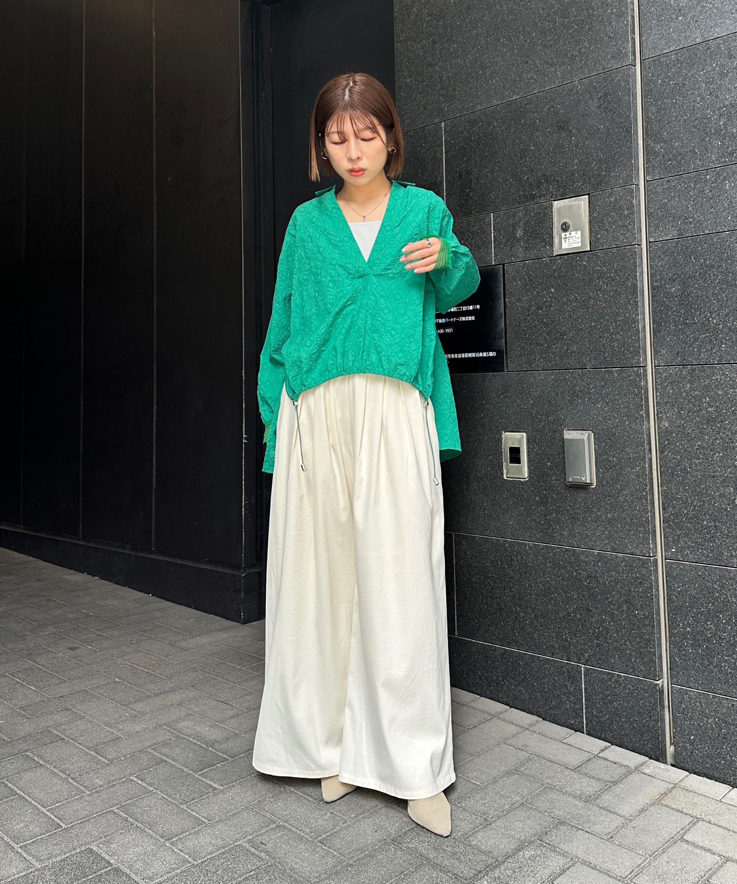 【FONT LAB】ランダムサッカードロストスキッパーシャツ’26