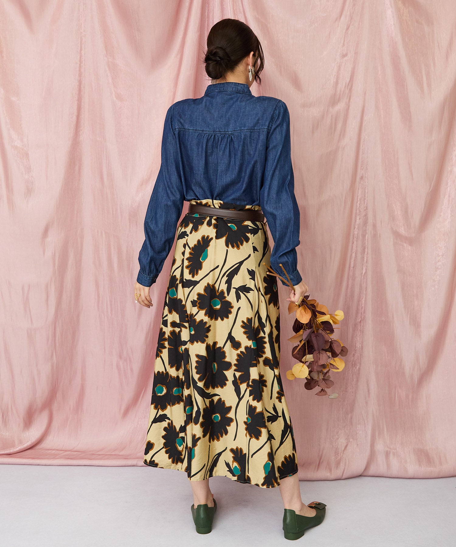 【SKATIE】ゴールドバックルベルト