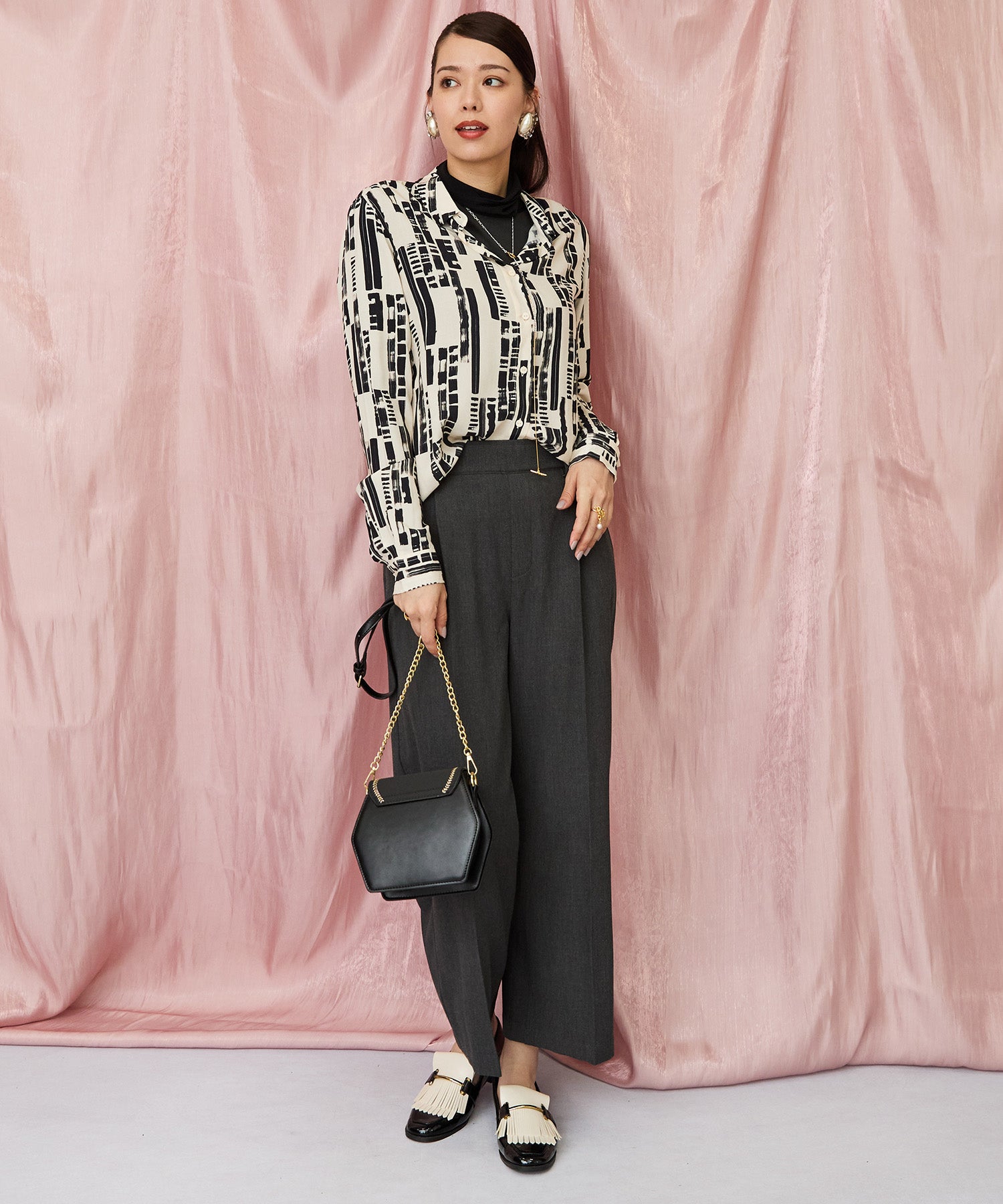 【人気アイテムにつき再入荷・新色追加】【FONT LAB】ベロア×チュールコンビタートル‘25