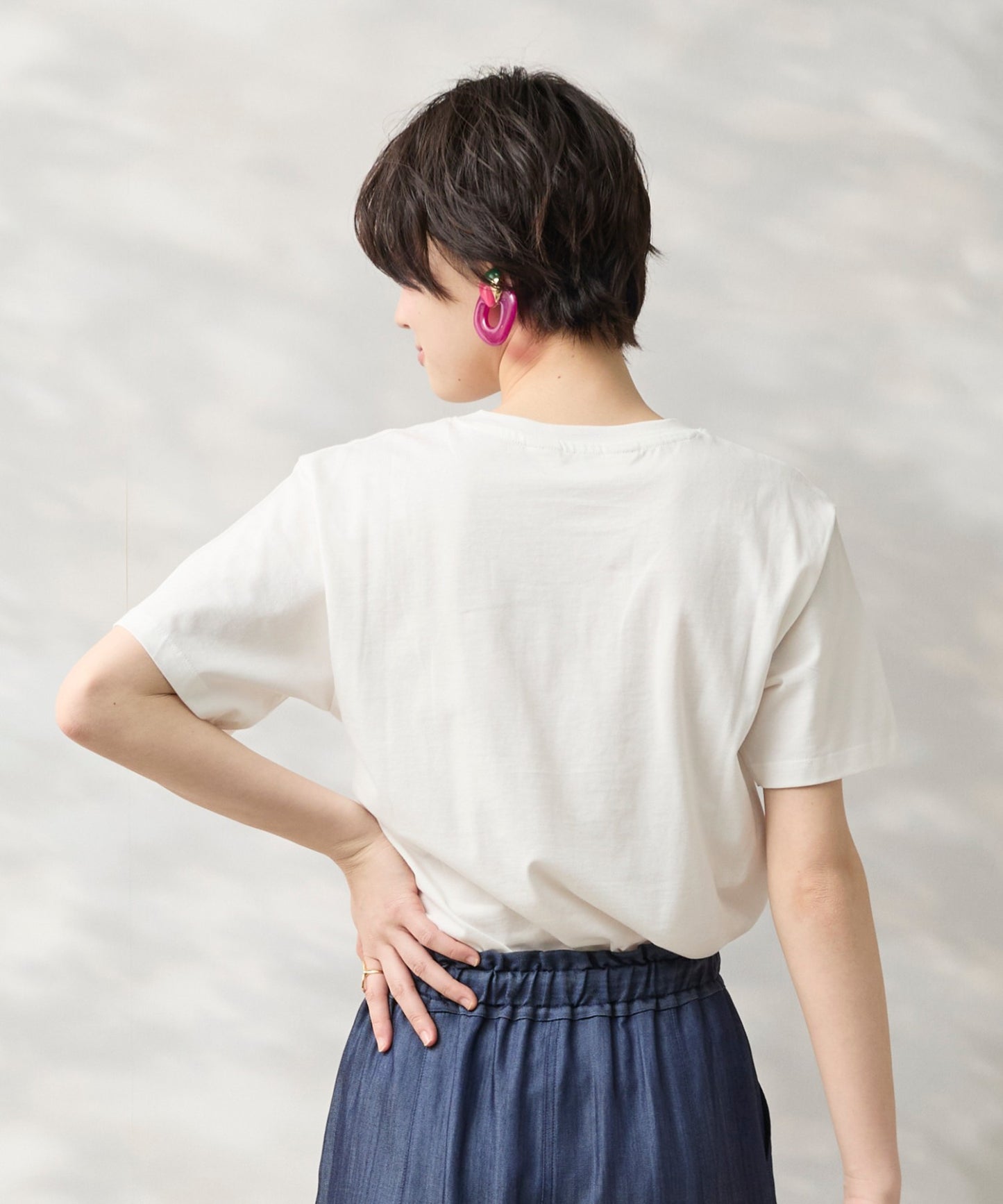 【COMPANIA FANTASTICA】PALM BEACHプリントTシャツ