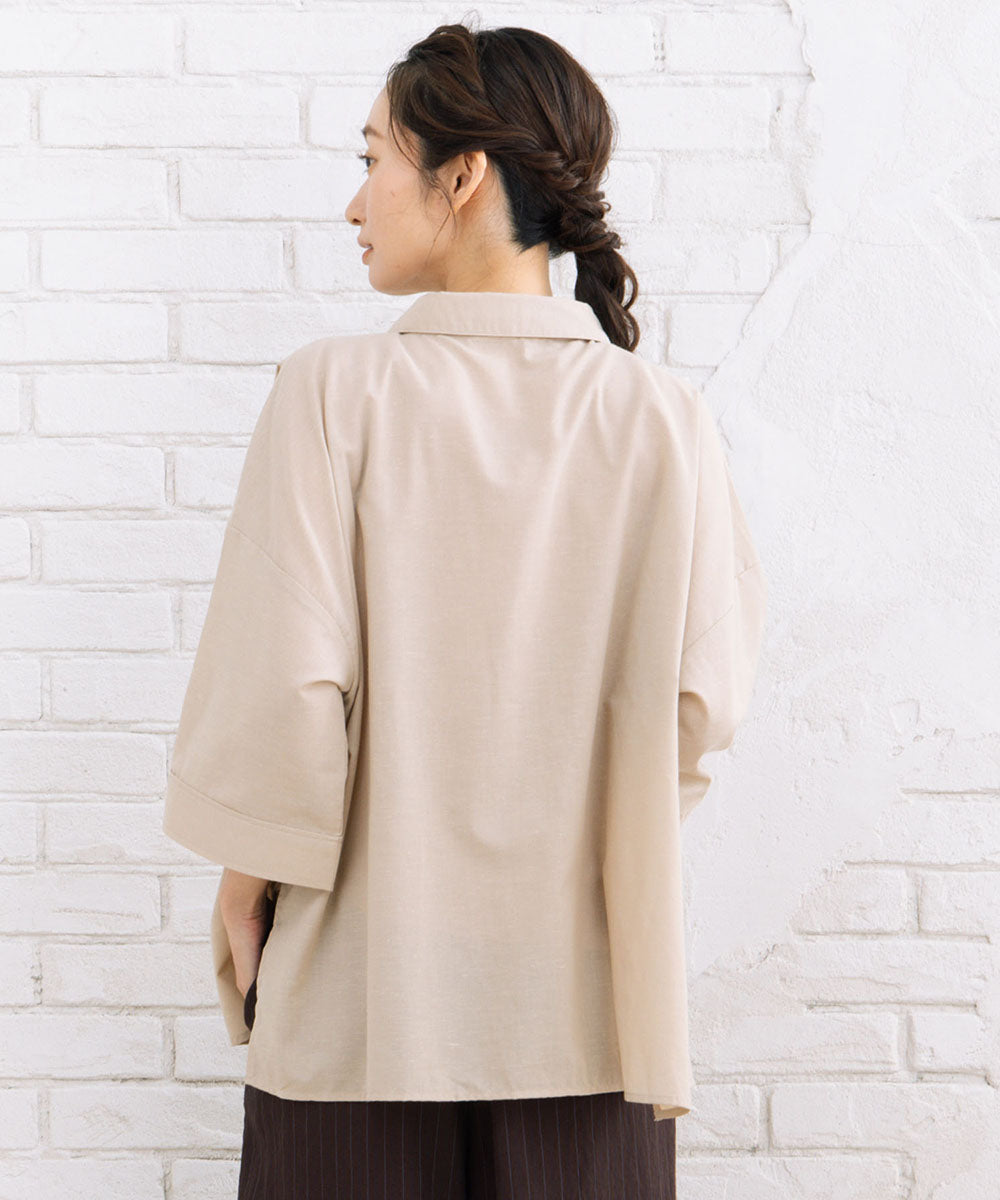 【sabstreet bis】スキッパーゆるシャツ