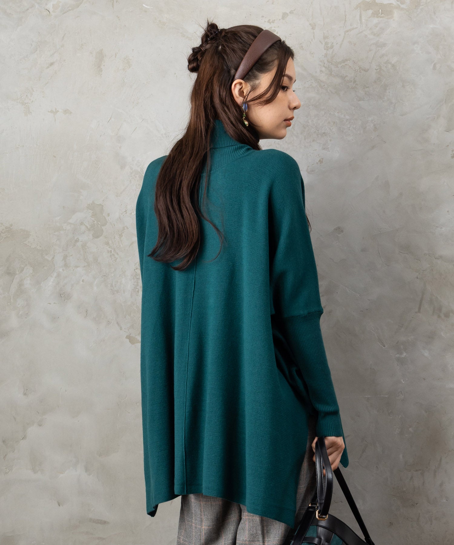 【FONT LAB】抗菌ポンチョニット