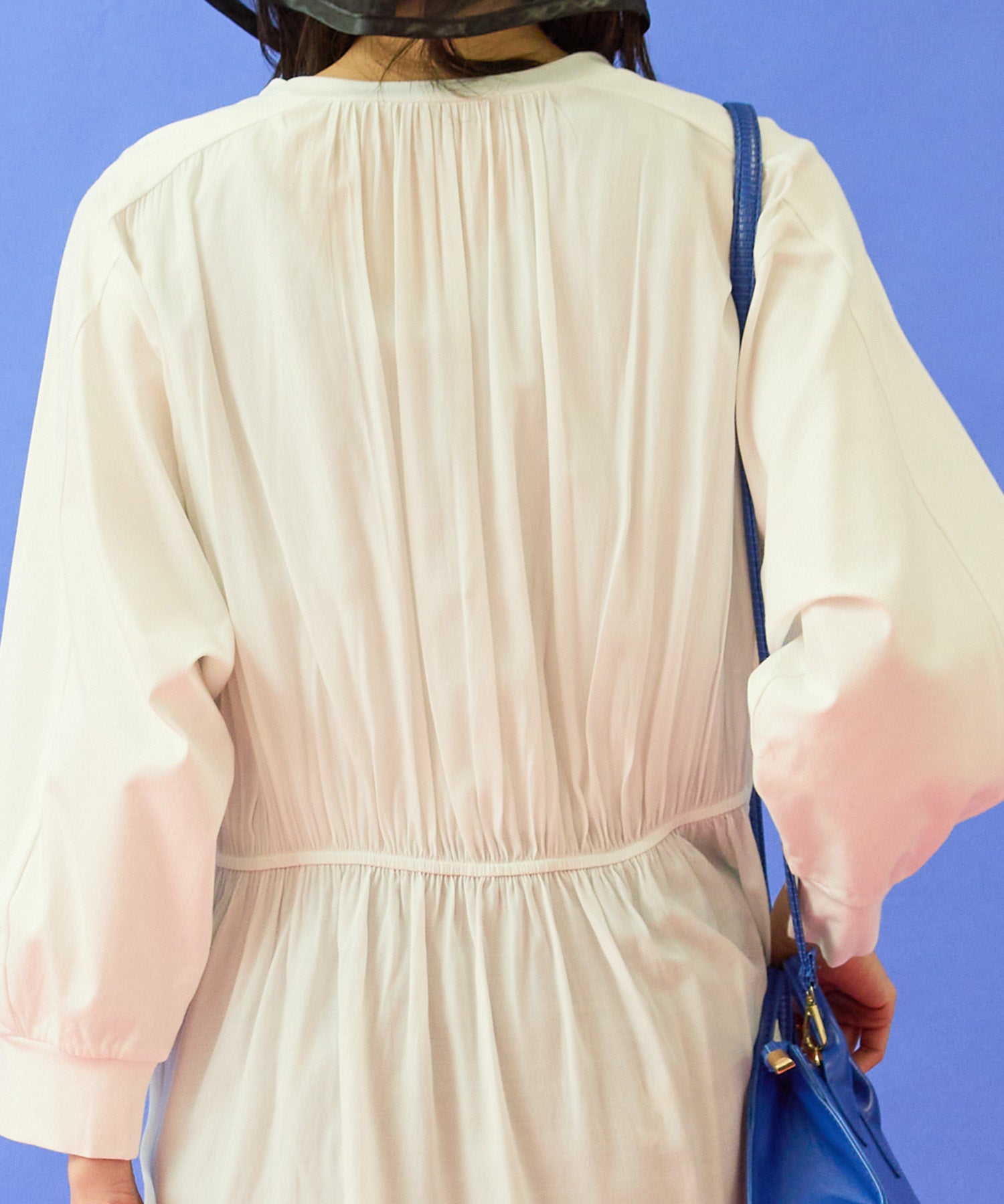 【FONT LAB】シルケットポンチ異素材コンビトップス