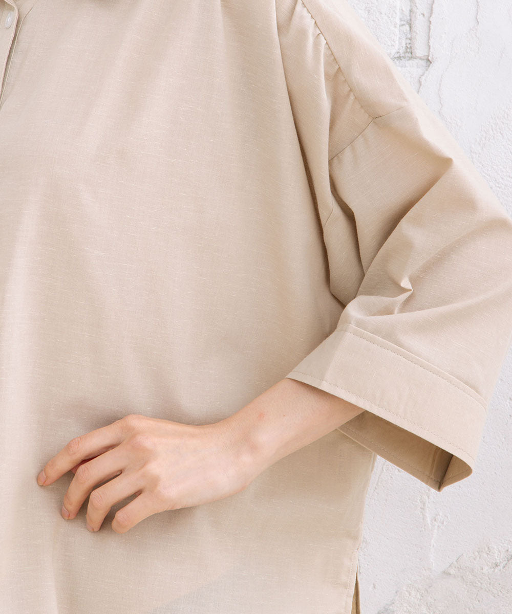 【sabstreet bis】スキッパーゆるシャツ