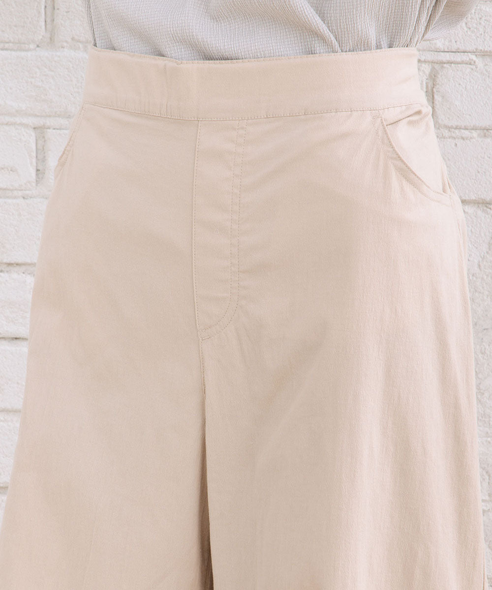 【sabstreet bis】コットンストレッチカーブタックパンツ