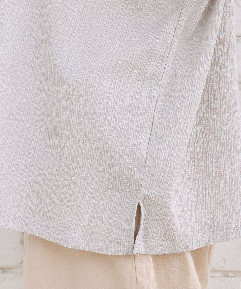 【sabstreet bis】6分袖ロゴカットソー