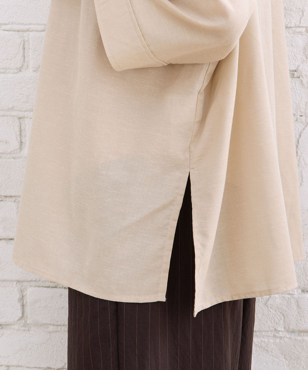 【sabstreet bis】スキッパーゆるシャツ