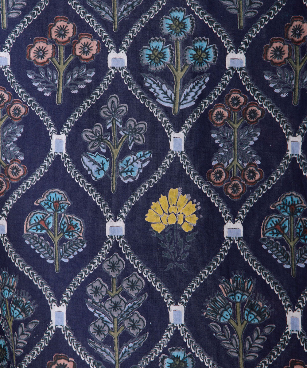 フラワータイルプリントチュニック