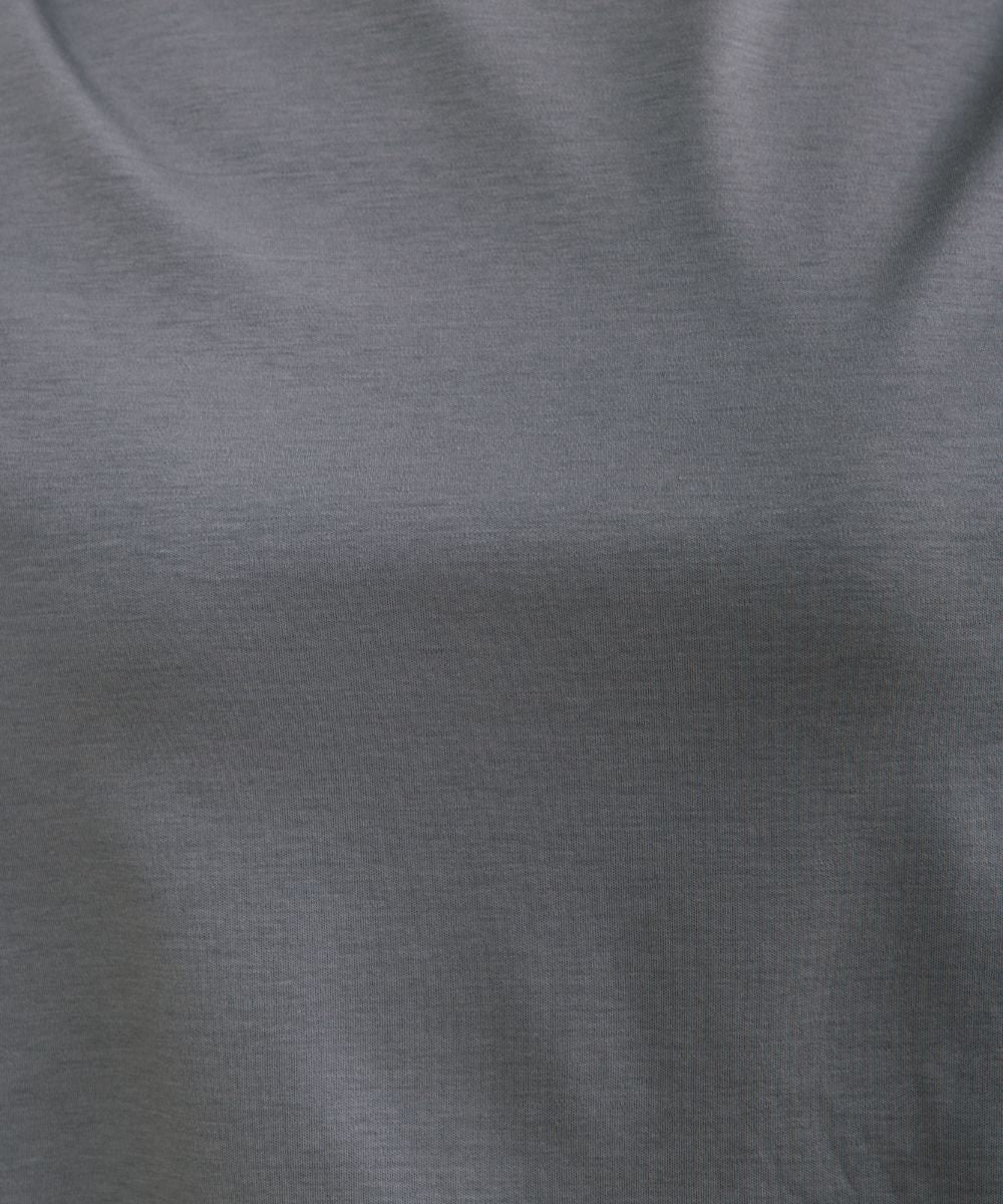 FONTLAB 布帛イレヘムコンビシルク混カットソー