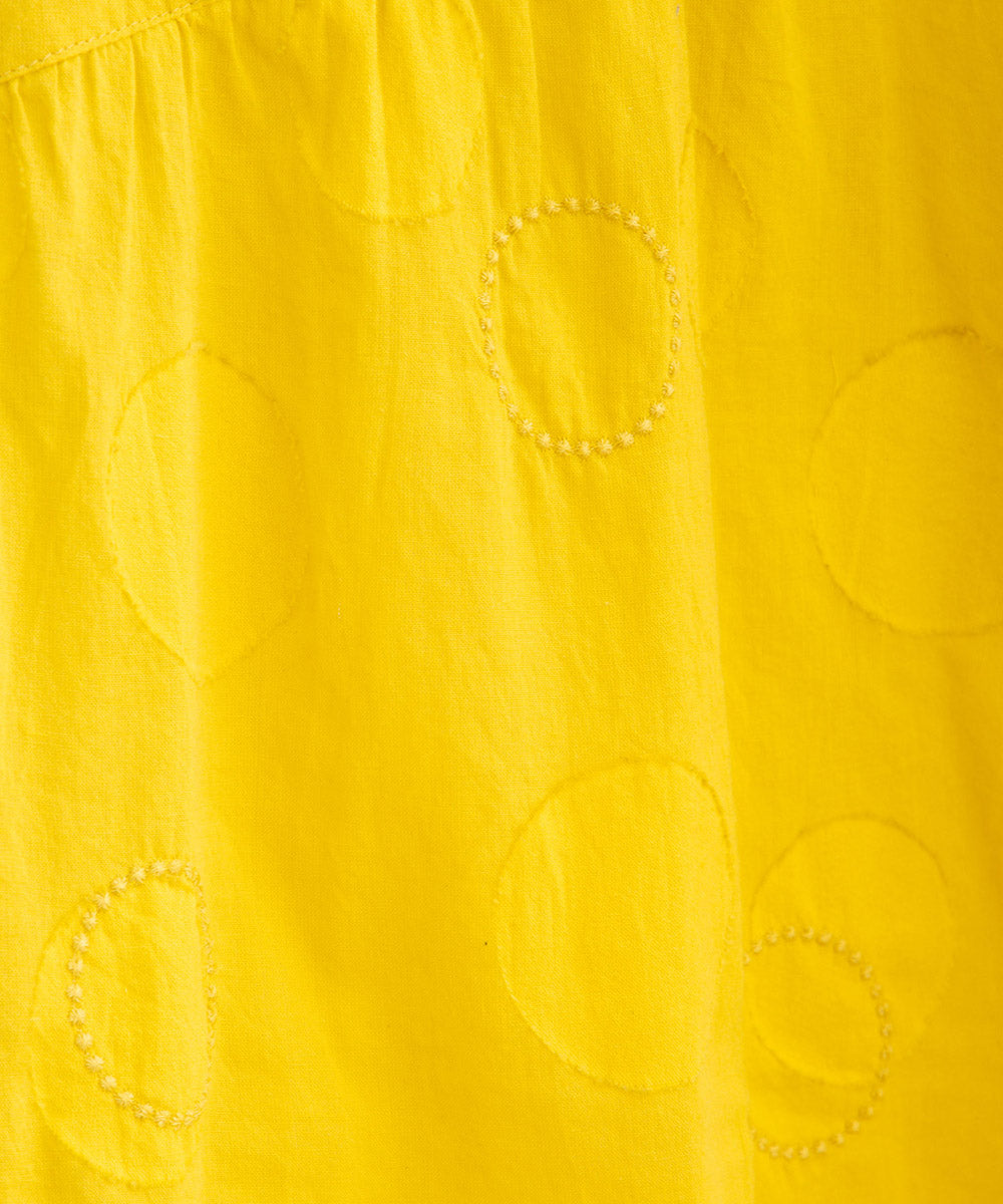 21号(6L~) INDESIGN ドットジャガード&エンブロイダリーブラウス