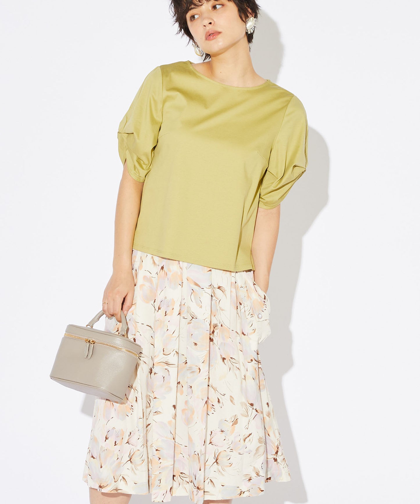 【ORFEO】フラワープリントポケットスカート - マインドウインド公式オンラインストア