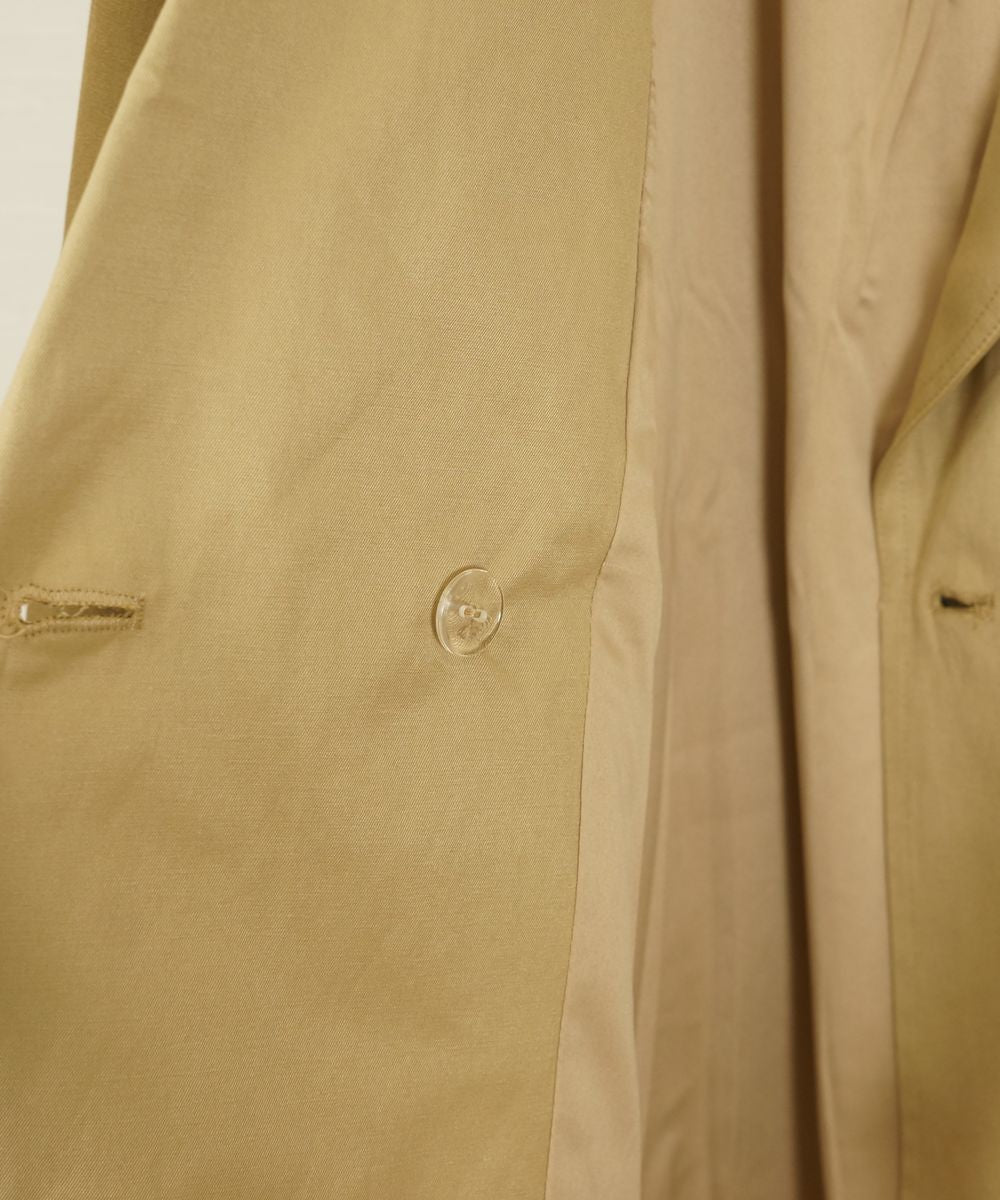 KAFFE バイカラーハーフトレンチコート