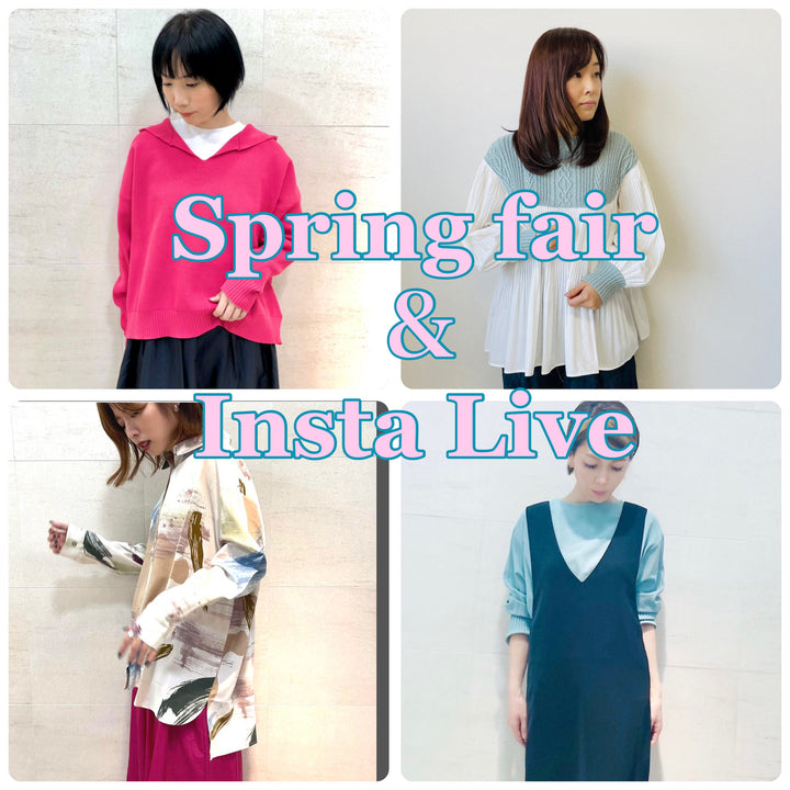 Spring Fair &インスタライブ　　　@西武池袋本店