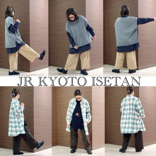 京都伊勢丹店より★シャツチュニックのご紹介★