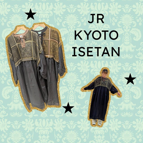 ジェイアール京都伊勢丹店より★スカーフプリントワンピースのご紹介