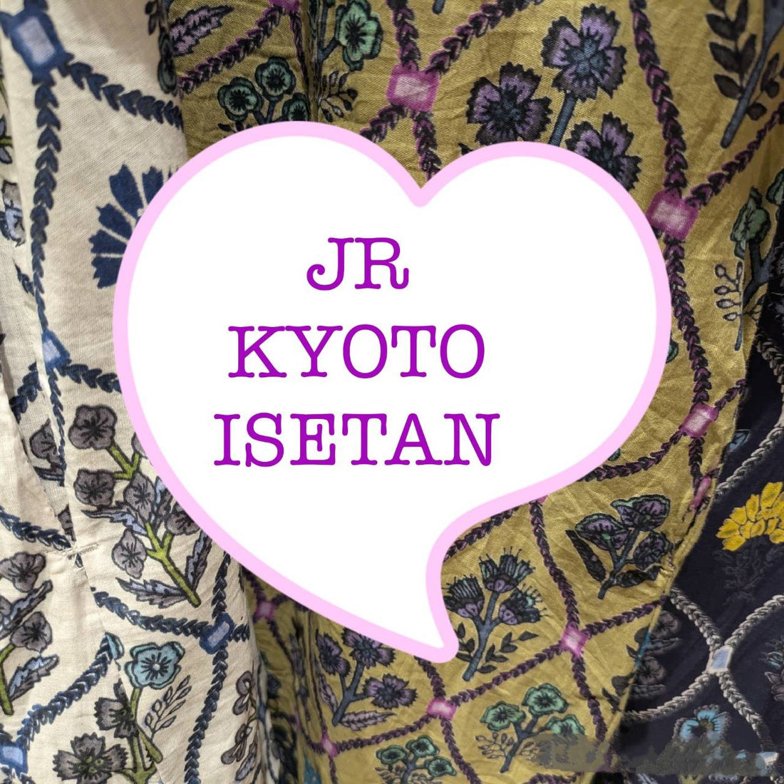 ジェイアール京都伊勢丹店より＊＊夏の花柄チュニックのご紹介＊＊