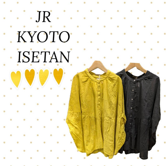 ジェイアール京都伊勢丹店より＊大人可愛い夏ブラウス入荷しました＊