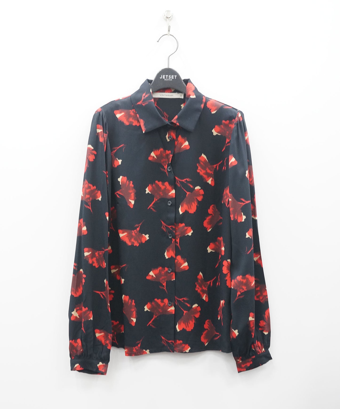 【la fée maraboutée】フラワープリントシャツ