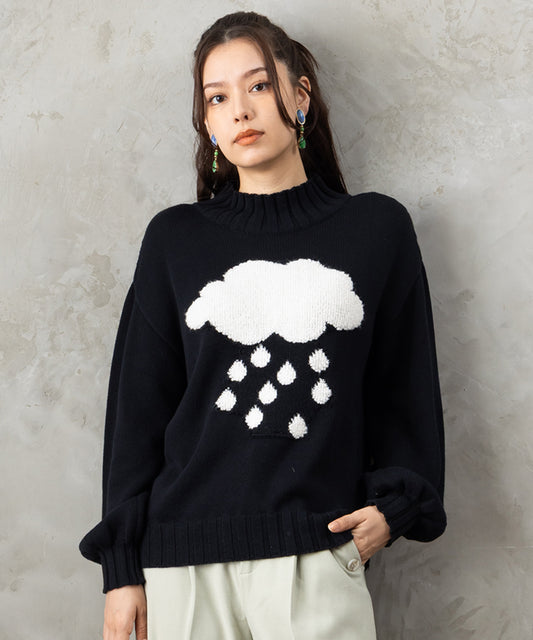 レディース ジャガードニット レイニーモチーフ｜JETSET SOLO PLUS(ジェットセットソロプラス) 公式通販｜レディース ファッション きれいめカジュアル