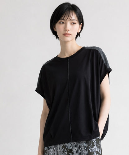 【FONT LAB】ラメショルダー2WAY Tシャツ