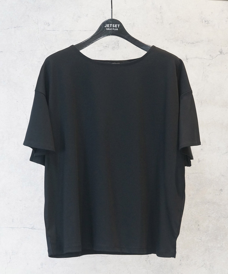 【JETSET SOLO PLUS】多機能ラッフルスリーブTシャツ