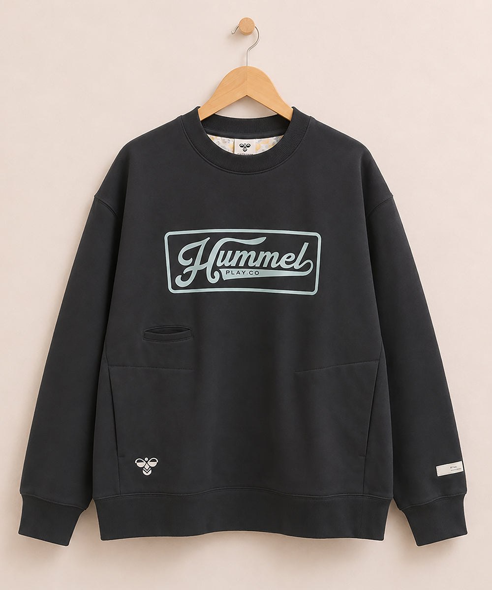 【Web限定】 hummel 【吸汗速乾】【UVカット】ロゴスウェットプルオーバー
