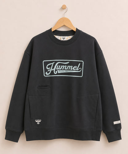 【Web限定】 hummel 【吸汗速乾】【UVカット】ロゴスウェットプルオーバー