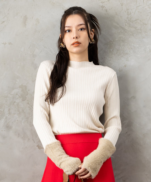 レディース リブニット ランダムリブ ラメシャギースリーブ｜JETSET SOLO PLUS(ジェットセットソロプラス) 公式通販｜レディース ファッション きれいめカジュアル