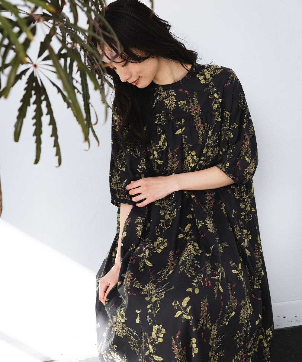 大きいサイズ レディース ワンピース プリント 綿｜sabstreet my standard(サブストリートマイスタンダード) 公式通販