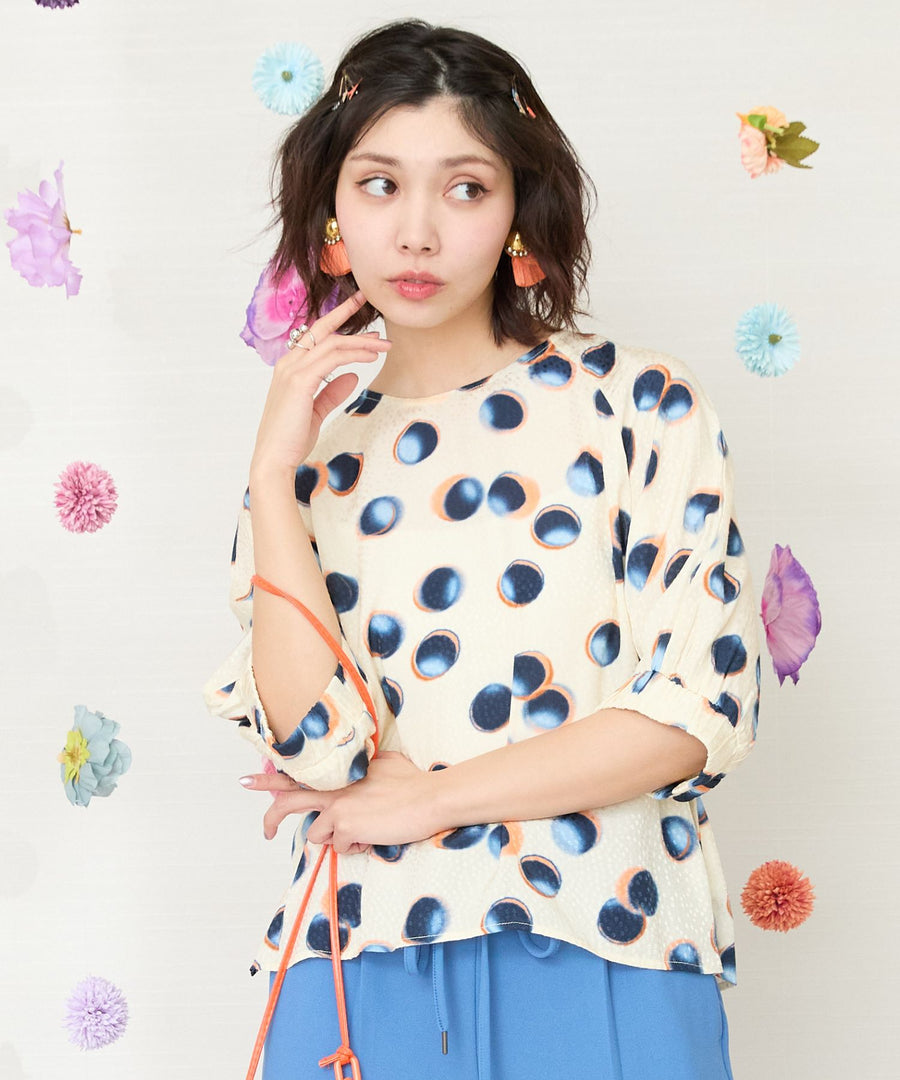 レディース ドット柄 プリント トップス｜JETSET SOLO PLUS(ジェットセットソロプラス) 公式通販｜レディース ファッション きれいめカジュアル