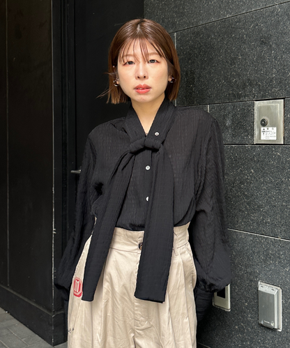 【JETSET SOLO PLUS】4WAYボウタイブラウス