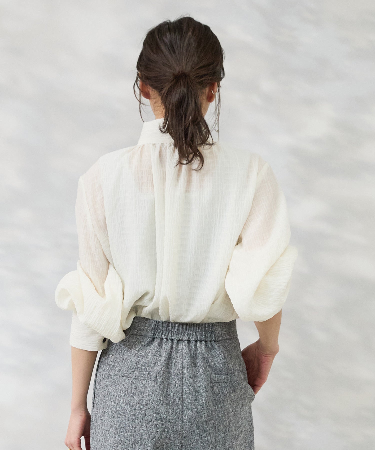 ブラウス ボウタイ 卒業式 入学式 オケージョン ボウタイブラウス