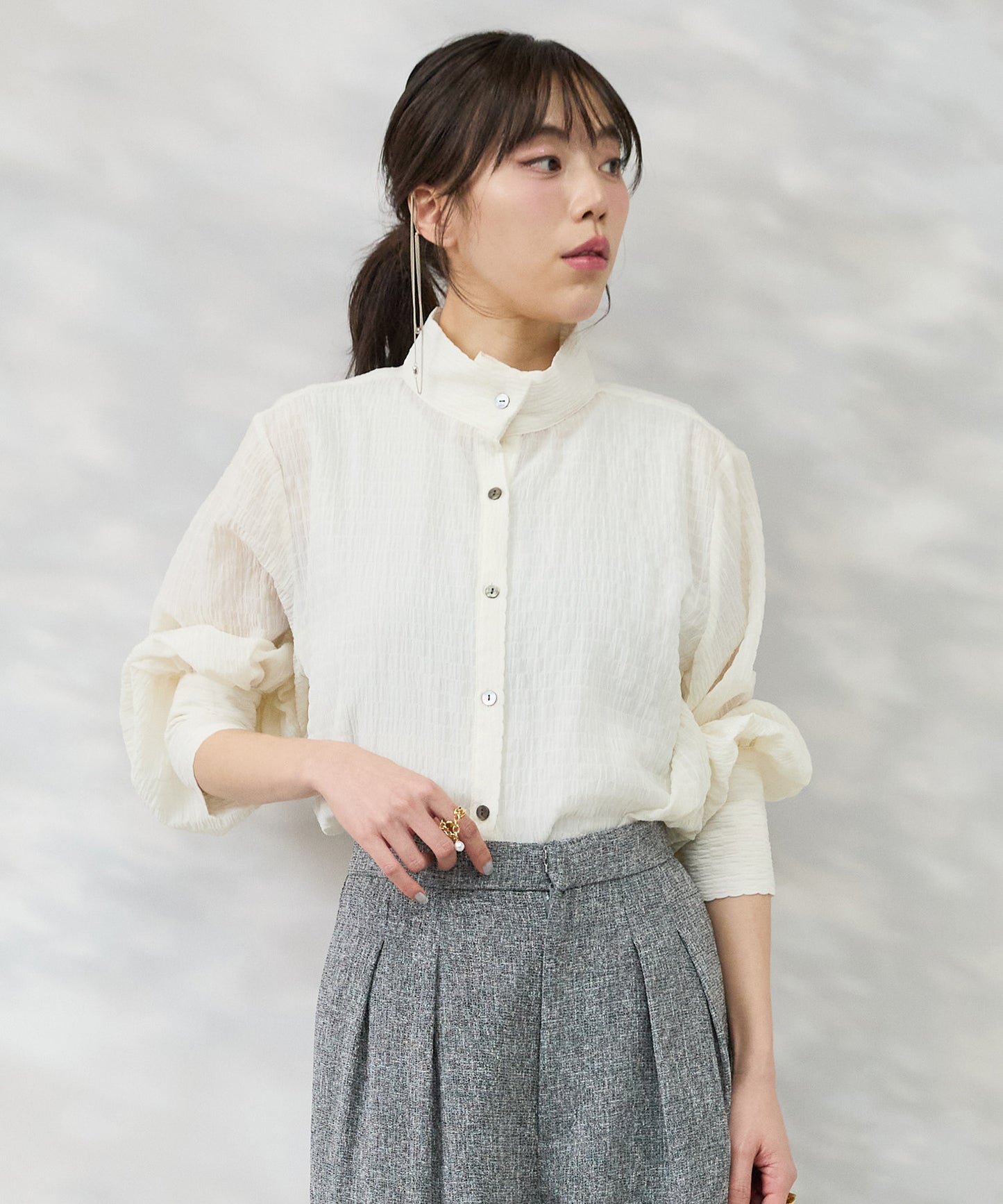 【JETSET SOLO PLUS】4WAYボウタイブラウス